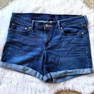 Womens Levi Strauss Cuffed Shorts Size 12